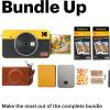 imageKODAK Mini Shot 2 Retro 4PASS 2in1 Instant Camera and Photo Printer 21x34 inches  8 Sheets YellowYellow