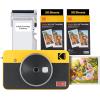 imageKODAK Mini Shot 2 Retro 4PASS 2in1 Instant Camera and Photo Printer 21x34 inches  8 Sheets YellowYellow