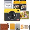 imageKODAK Mini Shot 2 Retro 4PASS 2in1 Instant Camera and Photo Printer 21x34 inches  8 Sheets YellowYellow