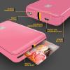 imageKODAK Step Instant Smartphone Photo Printer  Portable Mini Color Wireless Mobile Printer  Zink 2x3 StickyBack Photos  Bluetooth Compatible with iOS ampamp Android Devices  Fun Editing App  BlackPink