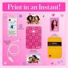 imageKODAK Step Instant Smartphone Photo Printer  Portable Mini Color Wireless Mobile Printer  Zink 2x3 StickyBack Photos  Bluetooth Compatible with iOS ampamp Android Devices  Fun Editing App  BlackBarbie Iconic