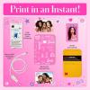 imageKODAK Step Instant Smartphone Photo Printer  Portable Mini Color Wireless Mobile Printer  Zink 2x3 StickyBack Photos  Bluetooth Compatible with iOS ampamp Android Devices  Fun Editing App  BlackBarbie Signature