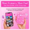 imageKODAK Step Instant Smartphone Photo Printer  Portable Mini Color Wireless Mobile Printer  Zink 2x3 StickyBack Photos  Bluetooth Compatible with iOS ampamp Android Devices  Fun Editing App  BlackBarbie Signature