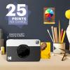 imageKodak Printomatic Digital Instant Print Camera Neon Green with Kodak 2x3 Premium ZINK Photo Paper 50 SheetsBlack