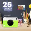 imageKodak Printomatic Digital Instant Print Camera Neon Green with Kodak 2x3 Premium ZINK Photo Paper 50 SheetsGreen