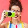 imageKodak Printomatic Digital Instant Print Camera Neon Green with Kodak 2x3 Premium ZINK Photo Paper 50 SheetsGreen