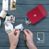 imageZink KODAK Smile Instant Digital Bluetooth Printer for iPhone ampamp Android  Edit Print ampamp Share 2x3 Zink Photos w Smile App Red