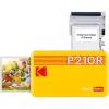 imageKODAK Mini 2 Retro 4PASS Portable Photo Printer 21x34 inches  8 Sheets WhiteYellow