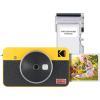 imageKODAK Mini Shot 2 Retro 4PASS 2in1 Instant Camera and Photo Printer 21x34 inches  8 Sheets YellowYellow