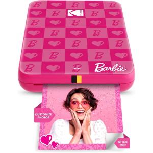 imageKODAK Step Instant Smartphone Photo Printer  Portable Mini Color Wireless Mobile Printer  Zink 2x3 StickyBack Photos  Bluetooth Compatible with iOS ampamp Android Devices  Fun Editing App  BlackBarbie Iconic
