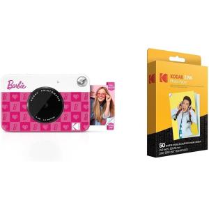 imageKodak Printomatic Digital Instant Print Camera Neon Green with Kodak 2x3 Premium ZINK Photo Paper 50 SheetsIconic Style