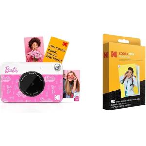 imageKodak Printomatic Digital Instant Print Camera Neon Green with Kodak 2x3 Premium ZINK Photo Paper 50 SheetsSignature Style