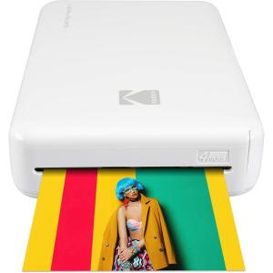imageZink Kodak Mini 2 HD Wireless Portable Mobile Instant Photo Printer Print Social Media Photos Premium Quality Full Color Prints  Compatible wiOS ampamp Android Devices WhiteWhite