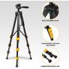 imageKODAK PhotoGear 2in1 Tripod ampamp Monopod  Lightweight 70quot 4Section FlipLock Aluminum  Converts to 645quot Monopod  QuickRelease Plates 3Way Swivel Head Bubble Level  BONUS EGuide ampamp Case