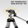 imageKODAK PhotoGear 42 Tripod  8Section Aluminum Stainless Steel Tripod wBluetooth Remote Telescoping LegLock Height Adjustment 360 Ball Head Rubber Feet Smartphone Adapter EGuide ampamp Carry Case