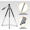 imageKODAK PhotoGear 42 Tripod  8Section Aluminum Stainless Steel Tripod wBluetooth Remote Telescoping LegLock Height Adjustment 360 Ball Head Rubber Feet Smartphone Adapter EGuide ampamp Carry Case