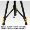 imageKODAK PhotoGear 62quot Lightweight Tripod  Compact 3Section FlipLock Aluminum Tripod Adjusts 2262 QuickRelease Plate Smartphone Adapter ampamp 14 to 38 Screw Bubble Level Carry Case EGuide