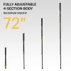 imageKODAK PhotoGear 72 Portable Monopod  2172 Lightweight Aluminum Monopod  4Section Flip Lock Adjustment Smartphone Adapter Rubber Foot with Retractable Spike Wrist Strap ampamp Bonus EGuide ampamp Case
