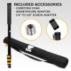 imageKODAK PhotoGear 72 Portable Monopod  2172 Lightweight Aluminum Monopod  4Section Flip Lock Adjustment Smartphone Adapter Rubber Foot with Retractable Spike Wrist Strap ampamp Bonus EGuide ampamp Case