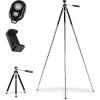 imageKODAK PhotoGear 42 Tripod  8Section Aluminum Stainless Steel Tripod wBluetooth Remote Telescoping LegLock Height Adjustment 360 Ball Head Rubber Feet Smartphone Adapter EGuide ampamp Carry Case