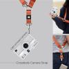 imageKODAK MultiPurpose Camera Strap Khaki  QuickDetach System Lightweight Durable Metal Swivels Multiple Usages SLR Cameras Compact Cameras Smart PhonesBlack