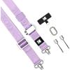 imageKODAK MultiPurpose Camera Strap Khaki  QuickDetach System Lightweight Durable Metal Swivels Multiple Usages SLR Cameras Compact Cameras Smart PhonesPurple