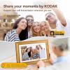 imageKODAK 101 Inch WiFi Digital Picture Frame with 32GB Storage Electronic Smart Digital Photo Frame 1280x800 IPS Touch Screen AutoRotate Share Moments Instantly Gifts for Women Mothers Day ChristmasLight Brown