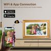 imageKODAK 101 Inch WiFi Digital Picture Frame with 32GB Storage Electronic Smart Digital Photo Frame 1280x800 IPS Touch Screen AutoRotate Share Moments Instantly Gifts for Women Mothers Day ChristmasLight Brown