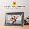 imageKODAK 101 Inch WiFi Digital Picture Frame with 32GB Storage Electronic Smart Digital Photo Frame 1280x800 IPS Touch Screen AutoRotate Share Moments Instantly Gifts for Women Mothers Day ChristmasBlack