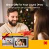 imageKODAK 101 Inch WiFi Digital Picture Frame with 32GB Storage Electronic Smart Digital Photo Frame 1280x800 IPS Touch Screen AutoRotate Share Moments Instantly Gifts for Women Mothers Day ChristmasWhite