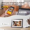 imageKODAK 101 Inch WiFi Digital Picture Frame with 32GB Storage Electronic Smart Digital Photo Frame 1280x800 IPS Touch Screen AutoRotate Share Moments Instantly Gifts for Women Mothers Day ChristmasWhite