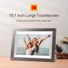 imageKODAK 101 Inch WiFi Digital Picture Frame with 32GB Storage Electronic Smart Digital Photo Frame 1280x800 IPS Touch Screen AutoRotate Share Moments Instantly Gifts for Women Mothers Day ChristmasWhite