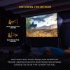 imageKODAK 120 Dual Projector Screen wStand  Fast Fold Gray Front ampamp Rear Projection Backdrop for Outdoor ampamp Indoor Movies with Tripod Outdoor Stability Kit ampamp Black Storage Carry Case