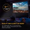 imageKODAK 150 Portable Projector Screen WStand  Fast Fold White Projection Backdrop for Outdoor ampamp Indoor Movies with Tripod Outdoor Stability Kit ampamp Black Storage Carry Case120 
