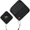 imageKODAK Camera Wrap Size L 385x385cm  WaterResistant AntiScratching and DustFree Protective Cloth for SLR Camera Tele Lens Black ONE ItemBlack