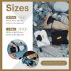 imageKODAK Camera Wrap Size L 385x385cm  WaterResistant AntiScratching and DustFree Protective Cloth for SLR Camera Tele Lens Black ONE ItemSteel Blue