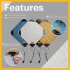 imageKODAK Camera Wrap Size L 385x385cm  WaterResistant AntiScratching and DustFree Protective Cloth for SLR Camera Tele Lens Black ONE ItemSteel Blue