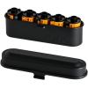 imageKODAK Film Case  for 5 Rolls of 35mm Films  Compact Retro Steel Case to Sort and Safeguard Film Rolls Film is not Included RedBlack