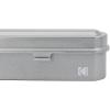imageKODAK Film Case  for 5 Rolls of 35mm Films  Compact Retro Steel Case to Sort and Safeguard Film Rolls Film is not Included RedSilver