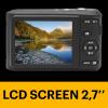imageKODAK PIXPRO Friendly Zoom FZ45BK 16MP Digital Camera with 4X Optical Zoom 27mm Wide Angle and 27quot LCD Screen BlackRed