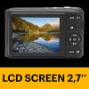 imageKODAK PIXPRO Friendly Zoom FZ45BK 16MP Digital Camera with 4X Optical Zoom 27mm Wide Angle and 27quot LCD Screen BlackWhite