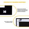 imageKODAK Projector Screen  100 Fixed Frame Home Projection Screen with Black Velvet Frame Durable PVC ampamp Wall Mount Kit  160 View Angle 169 11 Full HD 4K 8K ampamp Active 3D Ready for Movies ampamp Gaming120 