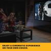 imageKODAK Projector Screen  100 Fixed Frame Home Projection Screen with Black Velvet Frame Durable PVC ampamp Wall Mount Kit  160 View Angle 169 11 Full HD 4K 8K ampamp Active 3D Ready for Movies ampamp Gaming120 