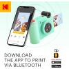imageKODAK Smile 2in1 Digital Instant Print Camera ampamp Wireless Bluetooth Photo Printer  10MP SpecialEffect Rotating Lens Zink 2x3 StickyBack Photos Print via Fun App from Smart Devices  BlackGreen