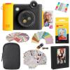 imageKODAK Smile 2in1 Digital Instant Print Camera ampamp Wireless Bluetooth Photo Printer  10MP SpecialEffect Rotating Lens Zink 2x3 StickyBack Photos Print via Fun App from Smart Devices  BlackBlack