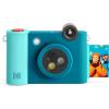 imageKODAK Smile 2in1 Digital Instant Print Camera ampamp Wireless Bluetooth Photo Printer  10MP SpecialEffect Rotating Lens Zink 2x3 StickyBack Photos Print via Fun App from Smart Devices  BlackBlue