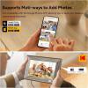 imageKODAK Wooden WiFi Digital Picture Frame 32G 101 Inch Digital Photo Frame 1280x800 HD IPS Touch Screen AutoRotate Share Photos and Videos via KODAK App for Friends and FamilyWood