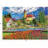 imageRoseArt  Kodak Premium  Hunsett Mill and The River Ant Norfolk England  1000 Piece Jigsaw Puzzle for AdultsBrienz Town and Flowers
