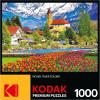 imageRoseArt  Kodak Premium  Hunsett Mill and The River Ant Norfolk England  1000 Piece Jigsaw Puzzle for AdultsBrienz Town and Flowers