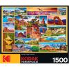 imageRoseArt  Kodak Premium  US National Parks  1500 Piece Jigsaw Puzzle for AdultsUS National Parks